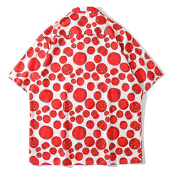 Tomato Print Short Sleeve Shirt