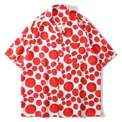 Tomato Print Short Sleeve Shirt