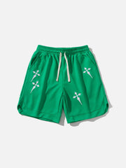 Towel Embroidery Sports Shorts