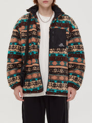 Tribal Vintage Pattern Winter Coat