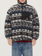 Tribal Vintage Pattern Winter Coat