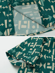 Vintage Clashing Colours Short Sleeve Shirts