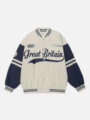 Vintage Contrast Varsity Jacket