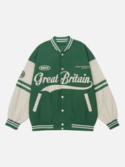 Vintage Contrast Varsity Jacket