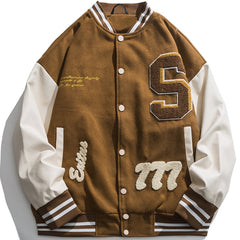 Vintage High School Jacket Flocked Heart