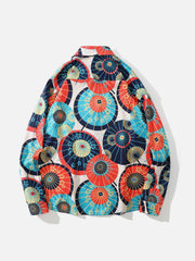 Vintage Oil Painting Long-Sleeved Shirt