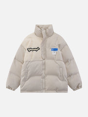 Vintage Wintermantel mit Stehkragen