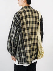 Vintage Patchwork Long Sleeve Shirt