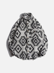 Vintage Print Shacket