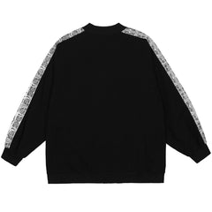 Jacke mit seitlichem Bandanna-Print im Vintage-Stil