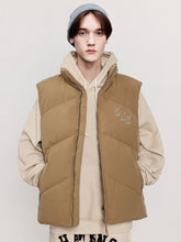 Weste im Vintage-Stil in Volltonfarbe