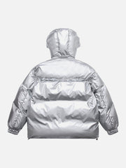 Vintage Solid Gloss Winter Coat