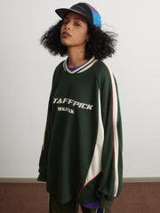 Vintage Splicing Sweatshirt
