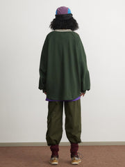 Vintage Splicing Sweatshirt