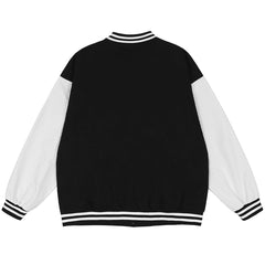 Vintage Aufkleber mit Diamant-Buchstaben Varsity Jacke