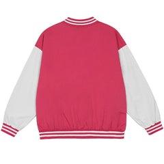 Vintage Aufkleber mit Diamant-Buchstaben Varsity Jacke