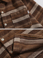 Veste à rayures vintage