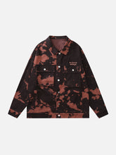 Jacke mit Vintage-Batikmuster