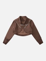 Jacke im Vintage-Reißverschluss-Design