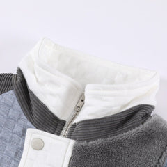 Jacke mit Waffel-Einsatz