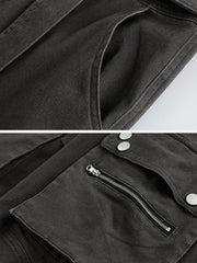 Waistband Multi-Pocket Cargo Pants