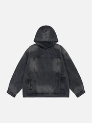 Washed Denim Hoodie