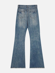 Washed Flare Jeans