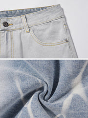 Water Ripple Gradient Jeans