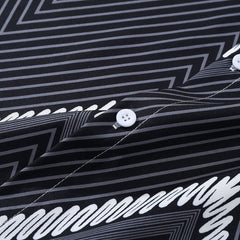 Wave Stripe Short Sleeve Shirt