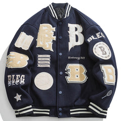 Winter Varsity Jacket Embroidery B