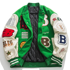 Winter Varsity Jacket Embroidery B