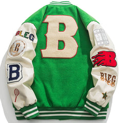 Winter Varsity Jacket Embroidery B