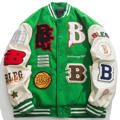 Winter Varsity Jacket Embroidery B