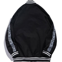 Zebra Pattern Patchwork Jacket