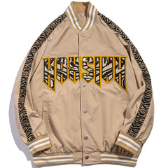 Patchworkjacke mit Zebramuster