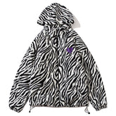 Zebra Pattern Winter Coat