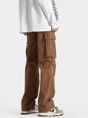 Pantalon cargo multi-poches à fermeture éclair