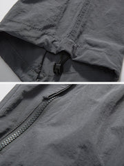Pantalon cargo multi-poches zippé