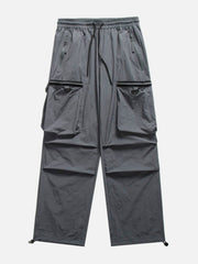 Pantalon cargo multi-poches zippé