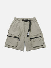 Zip Multi-Pocket Shorts
