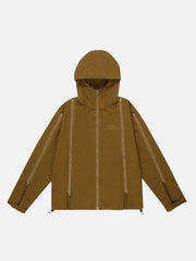 ZIP UP Patchwork Anorak