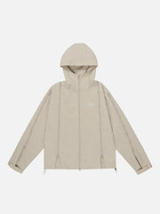 ZIP UP Patchwork Anorak