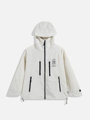 ZIP UP Patchwork Anorak