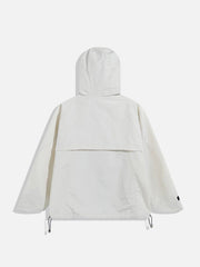 ZIP UP Patchwork Anorak