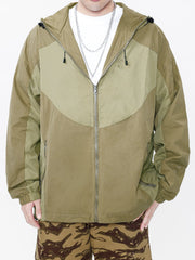 ZIP UP Patchwork Jacket