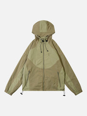 ZIP UP Patchwork Jacket