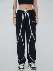 Zipper Stitching Pants