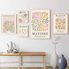 Matisse & Les Muses Galerie-Wand-Leinwandposter