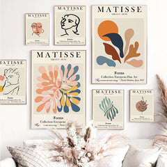 Matisse Outline Leinwandposter