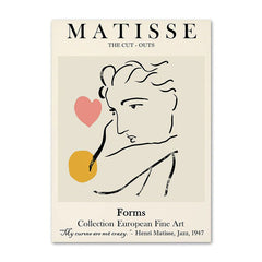 Matisse Outline Leinwandposter